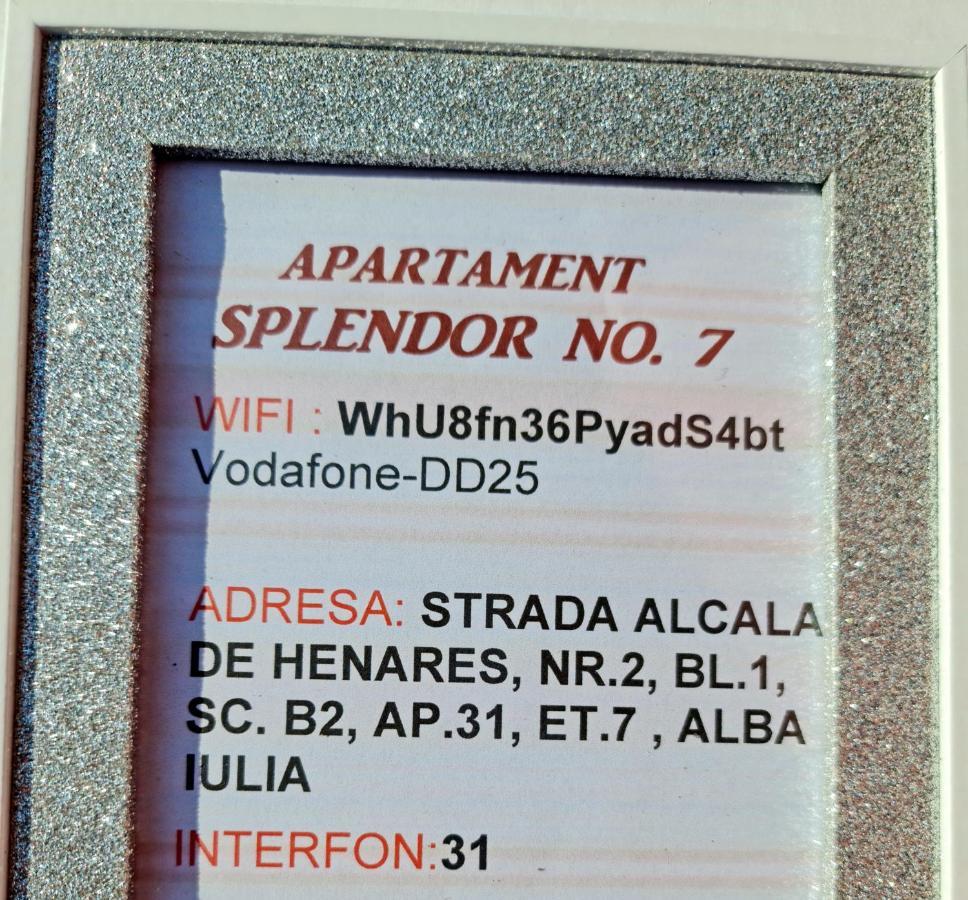 Apartament Splend'Or No7 Alba Iulia Zewnętrze zdjęcie